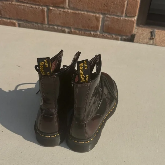 Dr Marteens Leather Lace-Up Boots - Picture 4 of 7